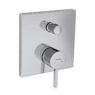 Baterie Hansgrohe Finoris vanová podomítková, páková, se zabudovanou bezpečnostní kombinací podle EN1717, bez tělesa, chrom, 76416000