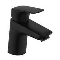 Baterie Hansgrohe Logis umyvadlová, 70, CoolStart, s výpustí, černá mat, 71072670