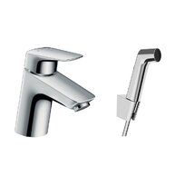 Baterie Hansgrohe Logis umyvadlová, s bidetovou sprškou, chrom, 71290000