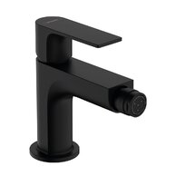 Baterie Hansgrohe Rebris E bidetová, se syntetickou výpustí, černá mat, 72211670