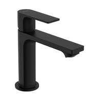 Baterie Hansgrohe Rebris E umyvadlová, se syntetickou výpustí, černá mat, 72557670