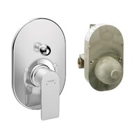 Baterie Hansgrohe Rebris E sprchová podomítková, včetně tělesa, chrom, 72458000