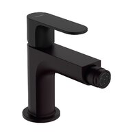 Baterie Hansgrohe Rebris S bidetová, s výpustí, černá mat, 72212670