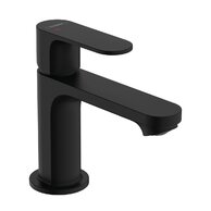 Baterie Hansgrohe Rebris S umyvadlová, Coolstart, s výpustí, černá mat, 72513670