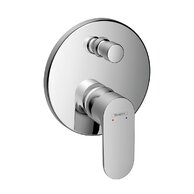 Baterie Hansgrohe Rebris S sprchová podomítková, se zabudovanou bezpečnostní kombinací, bez tělesa, chrom, 72467000