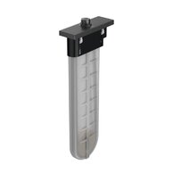 Vrchní sada Hansgrohe sBox, k vaně, bez tělesa, černý chrom kartáčovaný, 28010340
