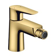 Baterie Hansgrohe Talis E bidetová, s výpustí, s táhlem, zlatá lesk, 71720990