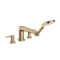 Vanová souprava Hansgrohe Talis E 4otvorová, na okraj vany, bez tělesa, bronz kartáčovaný, 71748140