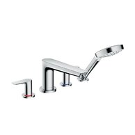 Vanová souprava Hansgrohe Talis E 4otvorová, na okraj vany, bez tělesa, chrom, 71748000