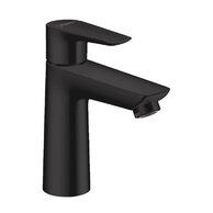 Baterie Hansgrohe Talis E umyvadlová, s odtokovou soupravou, s táhlem, černá mat, 71710670