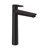 Baterie Hansgrohe Talis E umyvadlová, s výpustí, s táhlem, černá mat, 71716670