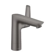Baterie Hansgrohe Talis E umyvadlová, s výpustí, s táhlem, černý chrom kartáčovaný, 71754340