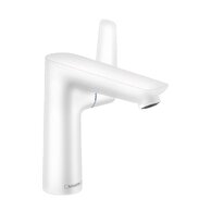 Baterie Hansgrohe Talis E umyvadlová, s výpustí, s táhlem, bílá mat, 71754700