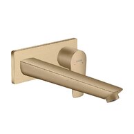 Baterie Hansgrohe Talis E umyvadlová podomítková, s výpustí, bez tělesa, bronz kartáčovaný, 71734140
