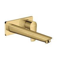 Baterie Hansgrohe Talis E umyvadlová podomítková, s výpustí, bez tělesa, zlatá lesk, 71734990