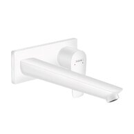 Baterie Hansgrohe Talis E umyvadlová podomítková, s výpustí, bez tělesa, bílá mat, 71734700