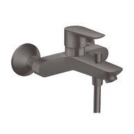 Baterie Hansgrohe Talis E vanová nástěnná, černý chrom kartáčovaný, 71740340