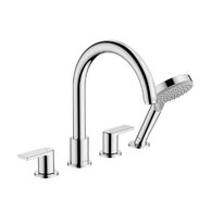 Vanová souprava Hansgrohe Vernis Shape 4otvorová, na okraj vany, bez tělesa, chrom, 71459000