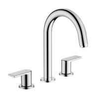 Baterie Hansgrohe Vernis Shape umyvadlová, 3otvorová, s výpustí, chrom, 71563000