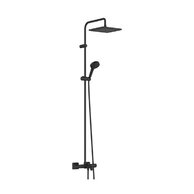 Sprchová souprava Hansgrohe Vernis Shape termostatická, Showerpipe 240, 2 proudy, černá mat, 26900670