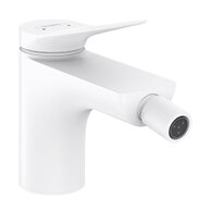 Baterie Hansgrohe Vivenis bidetová, s odtokovou soupravou, s táhlem, bílá mat, 75200700
