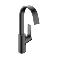 Baterie Hansgrohe Vivenis umyvadlová, otočná, bez odtoku, černý chrom kartáčovaný, 75032340