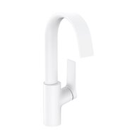 Baterie Hansgrohe Vivenis umyvadlová, otočná, s odtokovou soupravou, s táhlem, bílá mat, 75030700