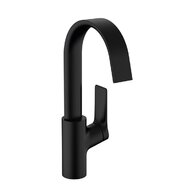 Baterie Hansgrohe Vivenis umyvadlová, otočná, s odtokovou soupravou, s táhlem, černá mat, 75030670