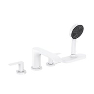 Vanová souprava Hansgrohe Vivenis 4otvorová, na okraj vany, s tělesem, bílá mat, 75444700