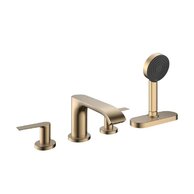 Vanová souprava Hansgrohe Vivenis 4otvorová, na okraj vany, s tělesem, bronz kartáčovaný, 75444140