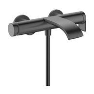 Baterie Hansgrohe Vivenis vanová nástěnná, černý chrom kartáčovaný, 75420340
