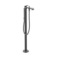 Vanová souprava Hansgrohe Vivenis do podlahy, bez tělesa, černý chrom kartáčovaný, 75445340