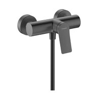 Baterie Hansgrohe Vivenis Original sprchová nástěnná, černý chrom kartáčovaný, 75623340