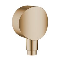 Nástěnné kolínko Hansgrohe FixFit se zpětným ventilem, bronz kartáčovaný, 26453140