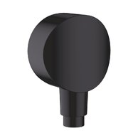 Nástěnné kolínko Hansgrohe FixFit se zpětným ventilem, černá mat, 26453670