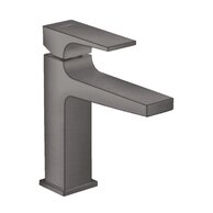 Baterie Hansgrohe Metropol stojánková umyvadlová, vyšší, s výpustí, černý chrom kartáčovaný, 32507340