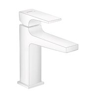 Baterie Hansgrohe Metropol stojánková umyvadlová, vyšší, s výpustí, bílá mat, 32507700