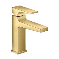 Baterie Hansgrohe Metropol stojánková umyvadlová, vyšší, s výpustí, zlatá lesk, 32507990