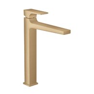 Baterie Hansgrohe Metropol umyvadlová, vysoká, s výpustí click-clack, bronz kartáčovaný, 32512140