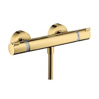 Baterie Hansgrohe Ecostat sprchová nástěnná, termostatická, zlatá lesk, 13116990