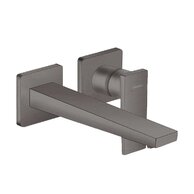 Baterie Hansgrohe Metropol nástěnná umyvadlová, bez tělesa, černý chrom kartáčovaný, 32526340