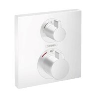 Baterie Hansgrohe Ecostat Square sprchová podomítková, termostatická, bez tělesa, bílá mat, 15714700