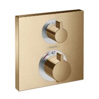Baterie Hansgrohe Ecostat Square sprchová podomítková, termostatická, bez tělesa, bronz kartáčovaný, 15714140