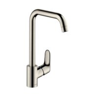 Baterie Hansgrohe Focus dřezová, otočná, nerez, 31820800
