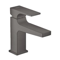 Baterie Hansgrohe Metropol umyvadlová stojánková, s výpustí, černý chrom kartáčovaný, 32500340