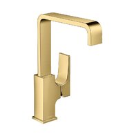 Baterie Hansgrohe Metropol umyvadlová stojánková, vysoká, s výpustí, zlatá lesk, 32511990