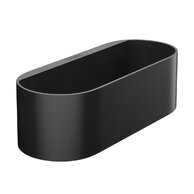 Odkládací košík Hansgrohe Wallstoris, hluboký, černá mat, 27912670