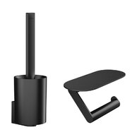 Balíček Hansgrohe Wallstoris pro WC, černá mat, 27969670
