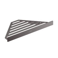 Košík do rohu Hansgrohe AddStoris, černý chrom kartáčovaný, 41741340