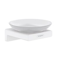 Mýdlenka Hansgrohe AddStoris, bílá mat, 41746700